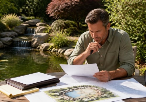 Navigating Legal Considerations for Your Garden Pond Installation